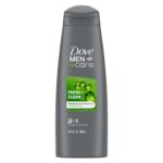 Dove Men+Care 2 in 1 Shampoo and Conditioner, Fresh and Clean 12 Ounce