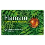 Hamam With 100% Pure Neem Oil Bathing Soap With Natural Ingredients Soap|For Healthy & Protected Skin|Shop Herbal|Shop Natural|Paraben-Free & Sulphate-Free|Body Soap