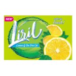 Liril Lemon & Tea Tree Soap, Maintains Oil Balance, Removes Germs For Fresh And Moisturized Skin