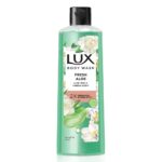 LUX Shower Gel, Freesia Scent & Aloe Vera Bodywash, Skin Cleanser With Long Lasting Fragrance, Paraben Free